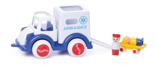 Viking Toys Jumbo ambulance with 2 people + 1 stretcher 130005 Viking Toys Jumbo ambulance with 2 people + 1 stretcher 130005