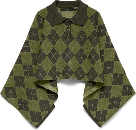 Vero Moda Vmdion Poloneck Ls Cape Green M Vero Moda Vmdion Poloneck Ls Cape Green M