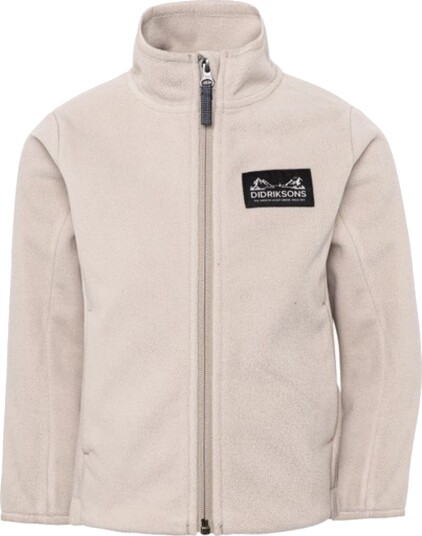 Didriksons Muskot Vindfleecejakke til barn beach beige (130) 130
