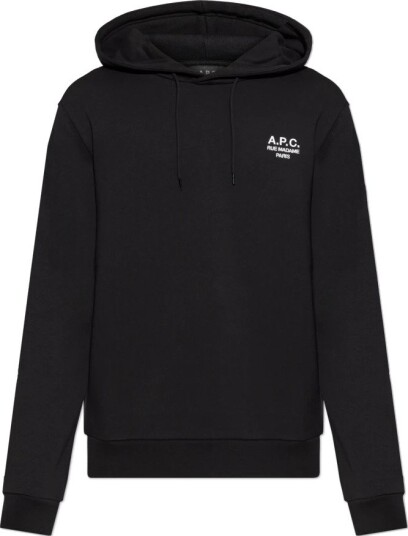 A.P.C. Rue Madame Hoodie Black/White A.P.C. Rue Madame Hoodie Black/White