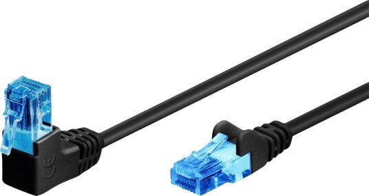 Goobay Rj 45 Cat 6A Utp Svart Goobay Rj 45 Cat 6A Utp Svart