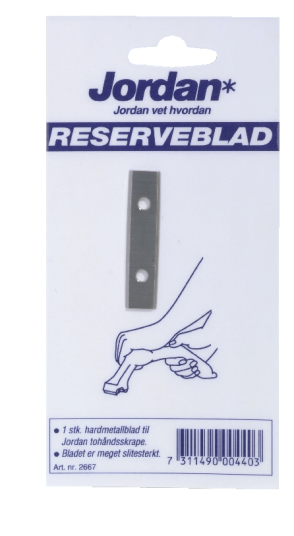 TOHÅNDSSKRAPE HARD RES.BLAD JORDAN