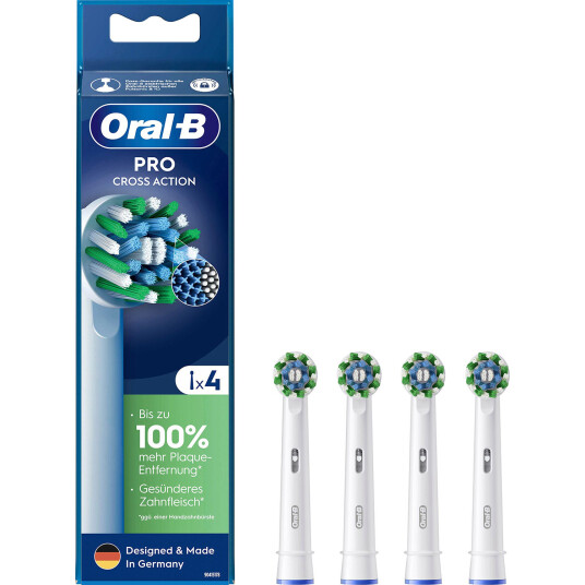 Oral B PRO CrossAction Børstehoder 4 stk.