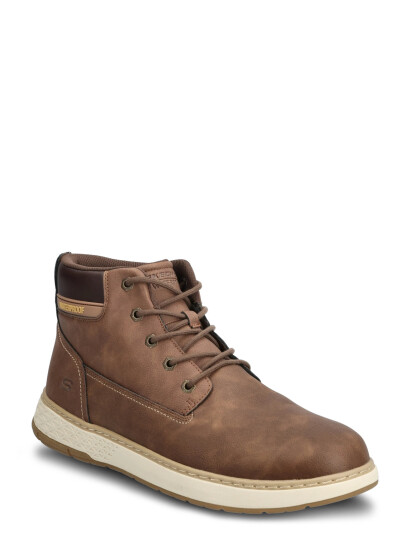 Skechers Mens Garlan Deno Brown 43