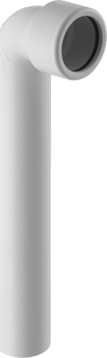 40 mm x 90° tilkoblingsbøy PP Geberit