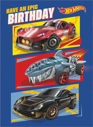 Hisab Joker Bursdagskort Hot Wheels 66962