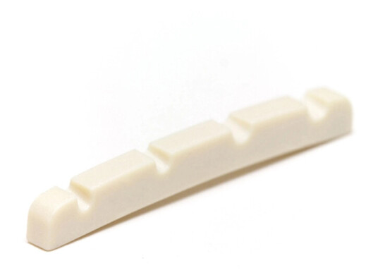 Graph Tech Nubone Lc-1204-10 - P-Style 4-String Nut,Curved Bottom,Slotted 10pk Graph Tech Nubone Lc-1204-10 - P-Style 4-String Nut,Curved Bottom,Slotted 10pk