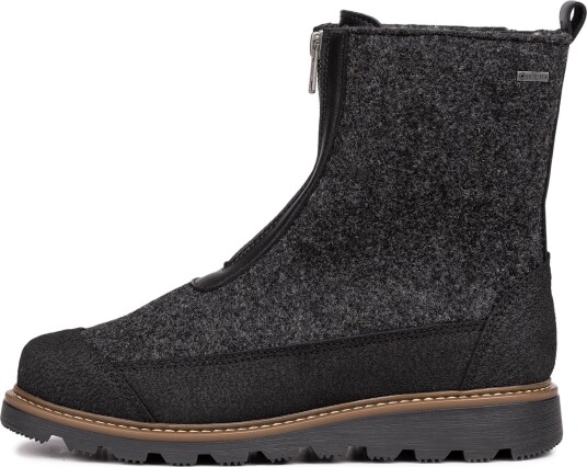 Pomar Women's Unari GORE TEX Ankle Boot Granit Felt/pu suede 37
