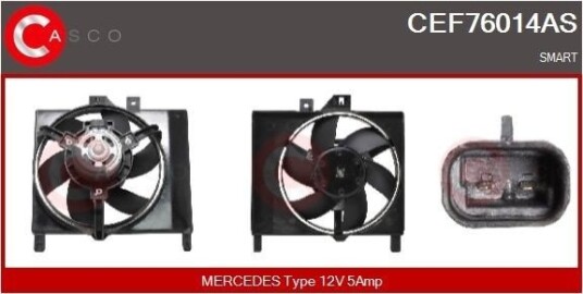 CASCO CEF76014AS Kjølevite radiator