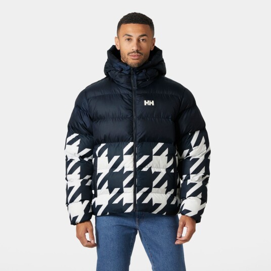 Helly Hansen Oslo Boblejakke Med Trykk Herre Marineblå 2xl