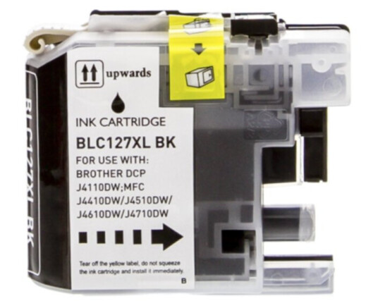 inkClub KBA064 Blekkpatron svart, 1.400 sider