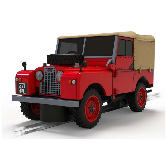 Scalextric Land Rover Series 1 valmuerød Scalextic Racing Cars C4493