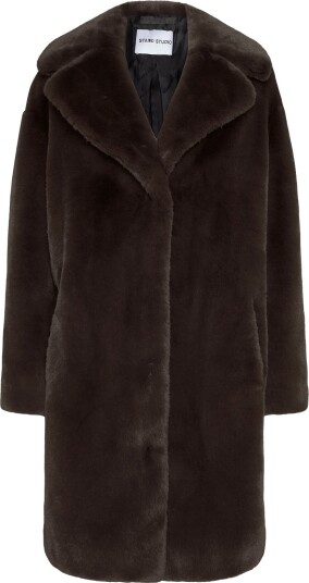 Stand Studio Camille Cocoon Coat ASH BROWN 34 Stand Studio Camille Cocoon Coat ASH BROWN 34