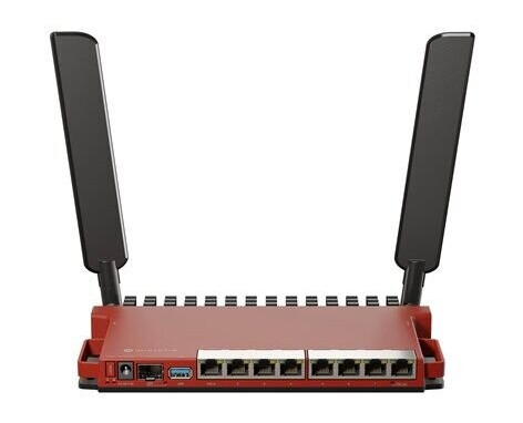 MikroTik L009 Wi-Fi 6 Ruter 9-Porter Gigabit Ethernet Rød