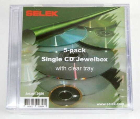 Cd-Box Transparant 5-Pack Cd-Box Transparant 5-Pack