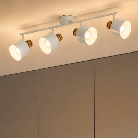 Taklampe Lindby Lenja dimmbar Beige Stue Metall Moderne 12 23.7 Beige