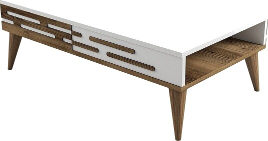 Valensiya Sofabord 105 cm - Hvit