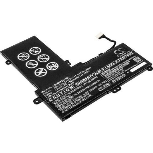 HP Pavilion x360 11-u000ng batteri (3600 mAh 11.55 V, Sort)
