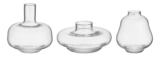 Kosta Boda Kappa vase 3 stk klar Kosta Boda Kappa vase 3 stk klar