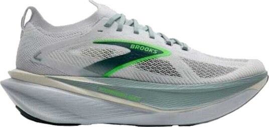 Brooks Hyperion Max 3 Herre White/Gray Mist/Green 43
