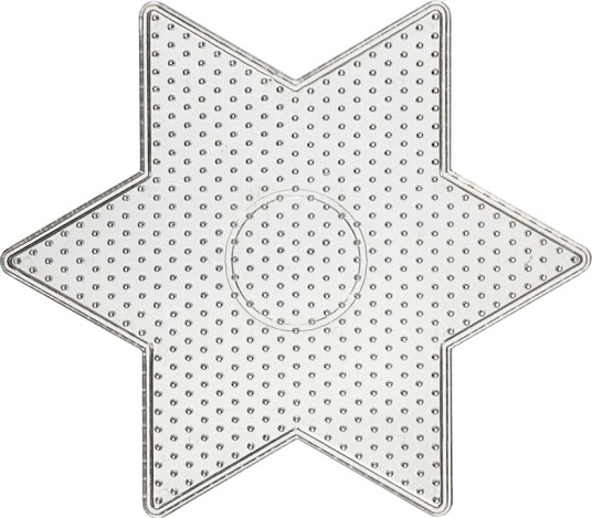 Perleplate Creativ Company Stjerne Str 15x15 cm 1 Stk