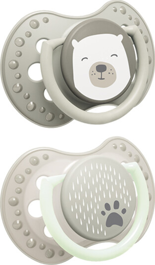 Lovi Silicone Dynamic Soother 0-6m 2pk Buddy Bear Beige One Size Lovi Silicone Dynamic Soother 0-6m 2pk Buddy Bear Beige One Size