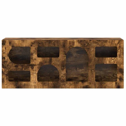 TV skap Røkt eik 100 x 35 x 40 cm Konstruert tre TV skap Røkt eik 100 x 35 x 40 cm Konstruert tre