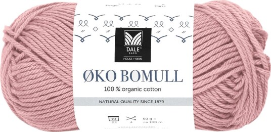 Økologisk Bomull - 315 Flamingo Rosa