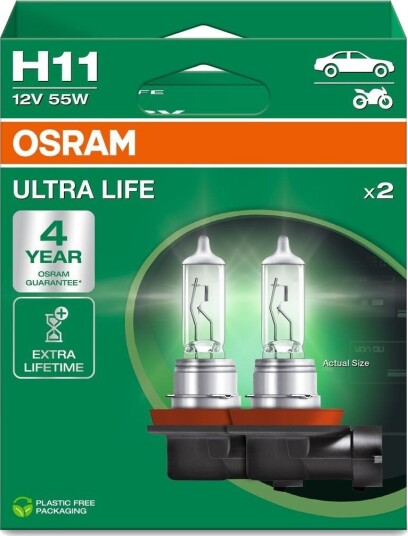 OSRAM 64211ULT-2HB Lyspære, fjernlys