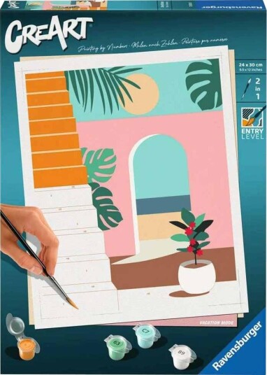 Ravensburger CreArt Male etter nummer Sett Ferieidyll