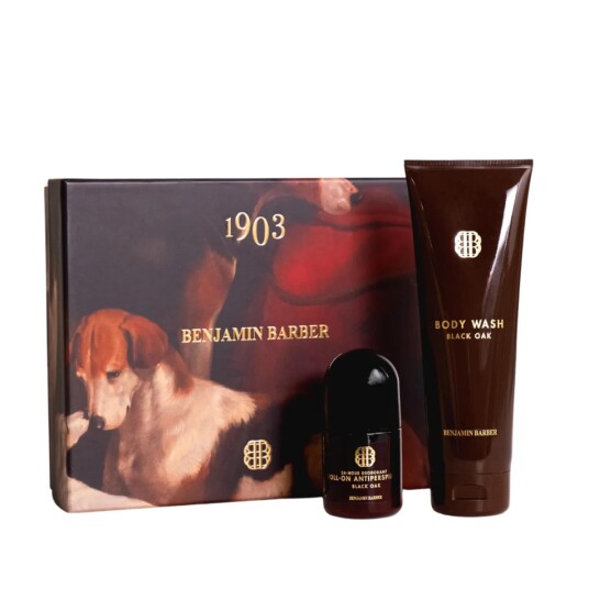 Benjamin Barber Gift Box Black Oak Shower Gel & Deodorant
