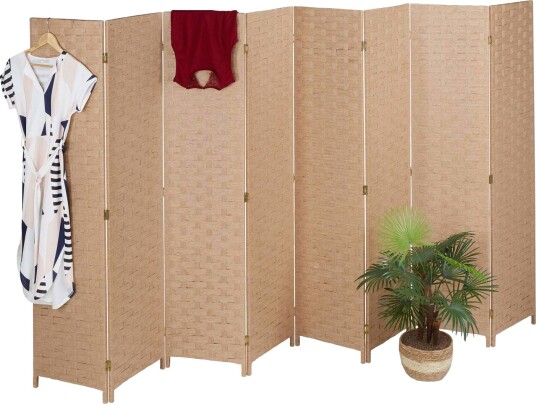 8 panelers foldbar skjerm – elegant romdeler 8 panelers foldbar skjerm – elegant romdeler