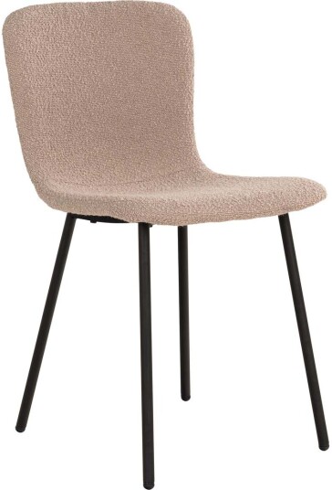Halden spisestuestoler bouclé beige.