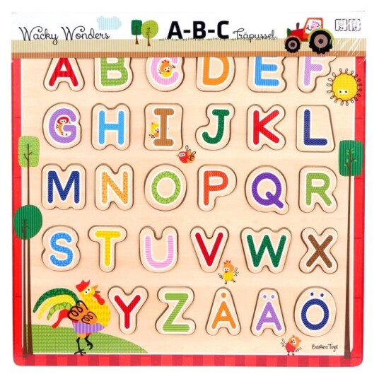 Barbo Toys Barbo Classic ABC Pussel i tre SE Barbo Toys Barbo Classic ABC Pussel i tre SE