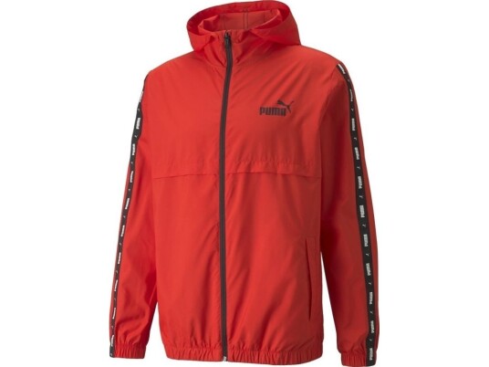 Herrejakke Puma Ess+Tape Windbreaker Rød 847477 11 (Xl) Herrejakke Puma Ess+Tape Windbreaker Rød 847477 11 (Xl)
