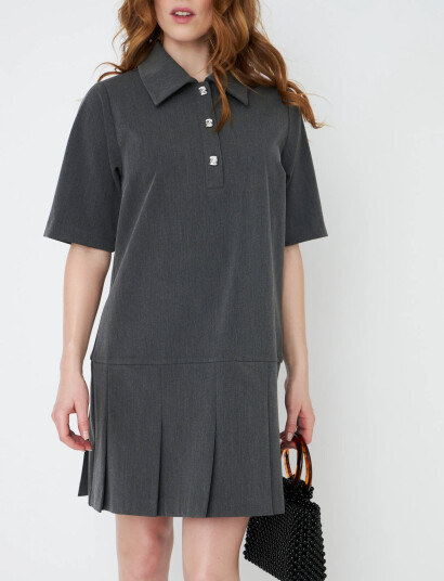 crās Teegancras Dress - Grey - 38 crās Teegancras Dress - Grey - 38