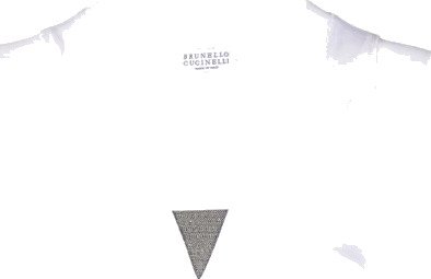 Brunello Cucinelli Dame Topper Hvit S,