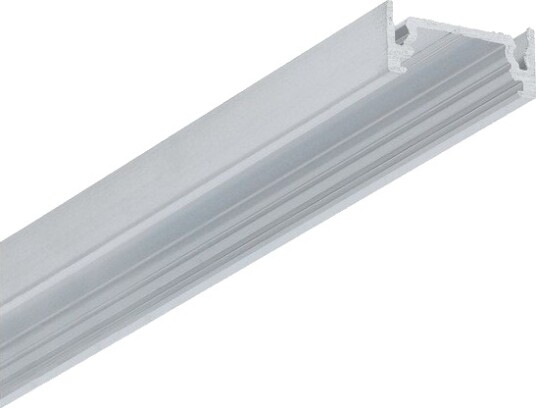 Topmet 2m aluminiumsprofil SURFACE10.V2 BC/U Ubehandlet aluminium påbygning LED skinne Topmet 2m aluminiumsprofil SURFACE10.V2 BC/U Ubehandlet aluminium påbygning LED skinne
