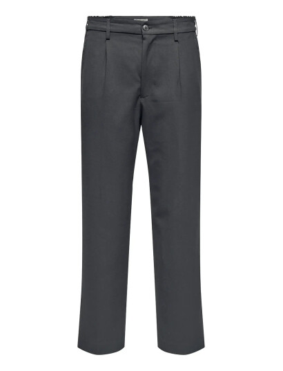 ONLY & SONS Onsmiro Tailored Loose 0346 Pant Noos - Grey - L