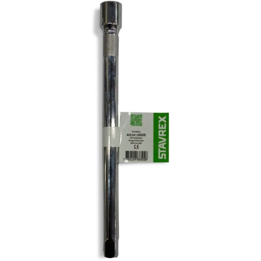 Stavrex 250mm Forlenger 1/2" Firkant for Elektroverktøy