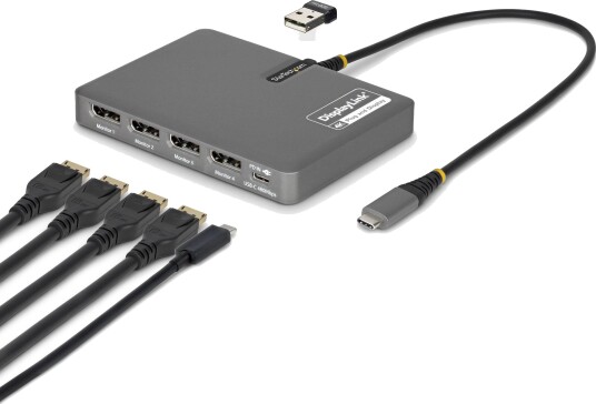 StarTech USB-C to Quad DP Adapter