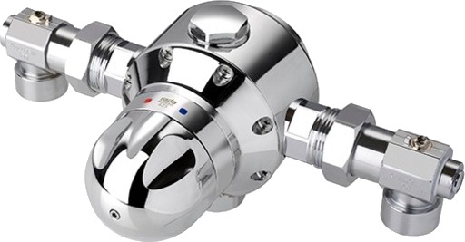 Rada 425 IF Termostatisk sentral blandeventil 1" Krom
