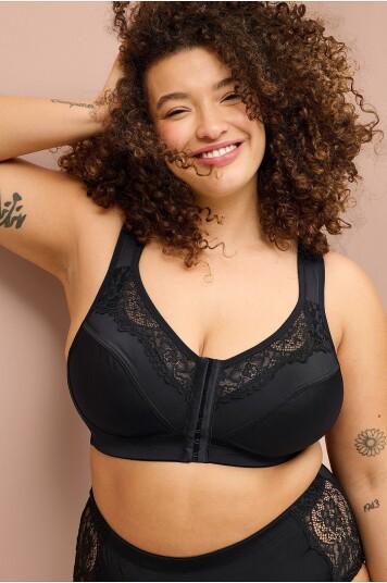 Ellos Plus Collection Myk BH Softbra Catalina Svart