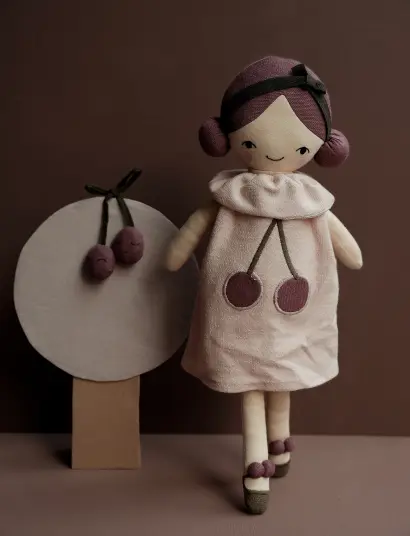 Fabelab Fab Friends - Cherry Pie - Pink - 40CM
