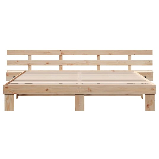  Sengestamme med skuff Brun 180 x 200 cm Heltre