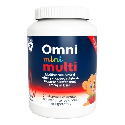 Biosym OmniMini Multi 60 Tyggetabletter Biosym OmniMini Multi 60 Tyggetabletter