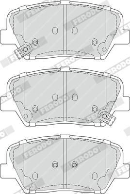 Bremseklosser FERODO FDB4396 Bremseklosser FERODO FDB4396