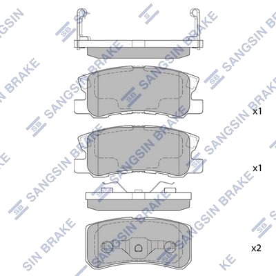 Bremseklosser Hi Q SP2076