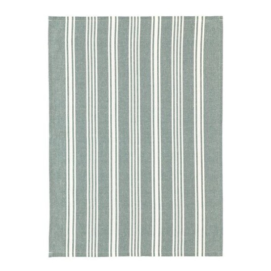 Bastian Eco Stripe kjøkkenhåndkle 70x50 cm green bay