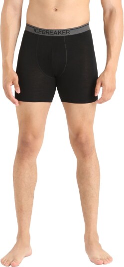 Icebreaker Anatomica Long Boxers Herre Black XL